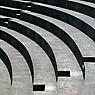 Some rows of seats of the amphitheatre.