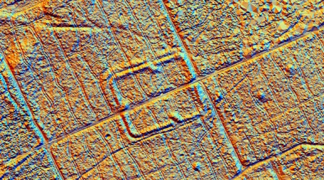 LIDAR-Luftaufnahme aus dem Uedemer Hochwald