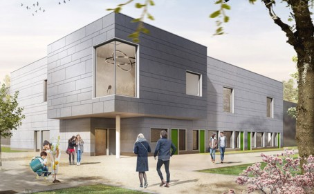 Das neue museumspädagogische Zentrum im LVR-Archäologischen Park Xanten (Plangrafik)