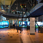 Inside the RömerMuseum.