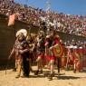 Römische Akteure im Amphitheater.