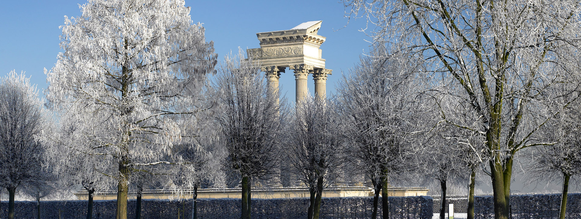 Hafentempel im Winter