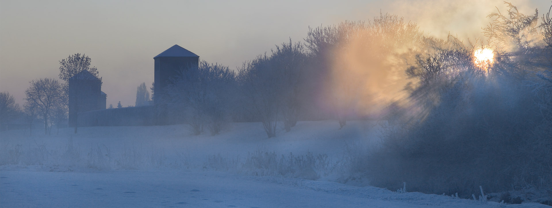 Winterstimmung an der Stadtmauer