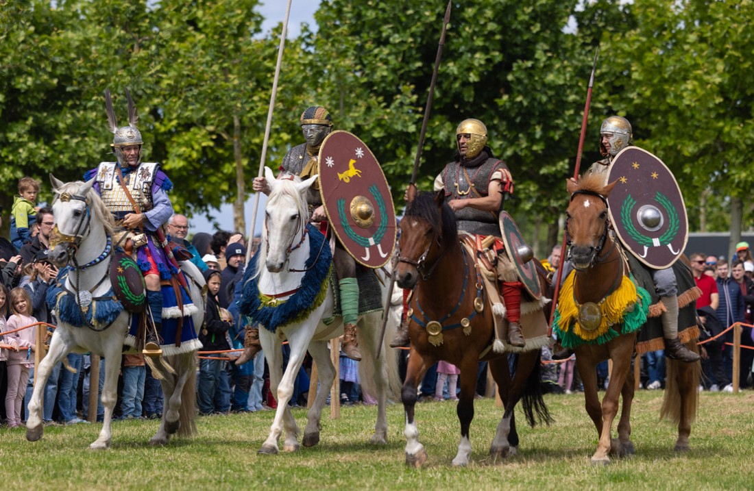 Römische Reiter beim Limesfest