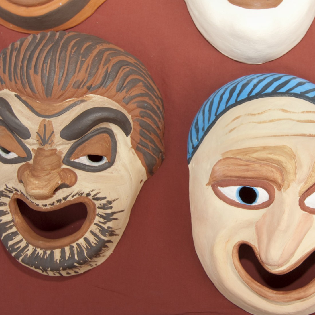 Roman theatre masks